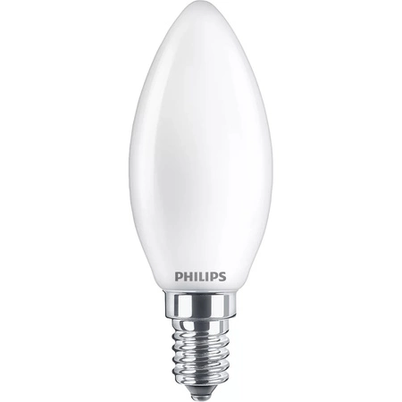 LED-Kerzenlampe E14 B35 3,4W = 40W 470lm 2700 warmes Filament milchig PHILIPS Dimmbar