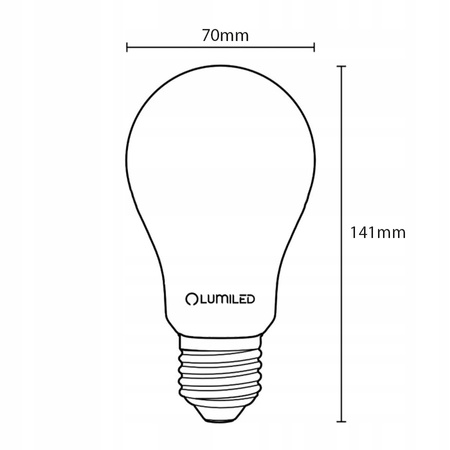 Lampen E27, Glühbirne A70 15W = 100W 1500lm CCT RGB Dimmbar Intelligent TUYA WiFi SMART SAYO LUMILED