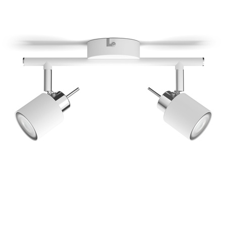 MERANTI Deckenleuchte 2x GU10 Wandmontage Reflektor Weiß PHILIPS