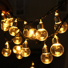 Solar Garland Garden Outdoor Decorative Light Chain 2M 10x LED BULBS