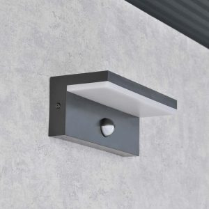 Außenwandleuchte Fassadenleuchte LED 4000K Rectangle Schwarz