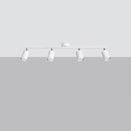 LEMMI 4L 4xGU10 Weiß Modern SOLLUX Deckenleuchte