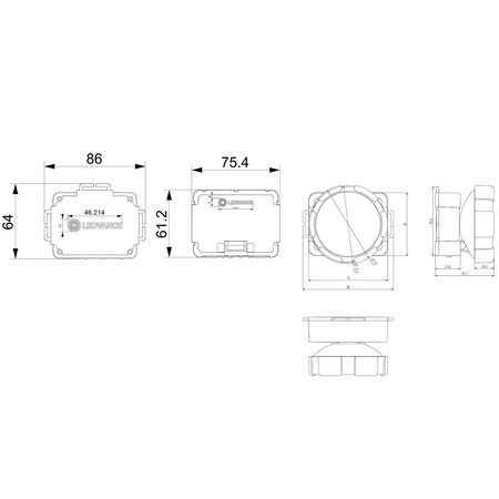 LED 1.5W SMD 100lm 4000K USB-C LEDVANCE Wiederaufladbare Kopftaschenlampe
