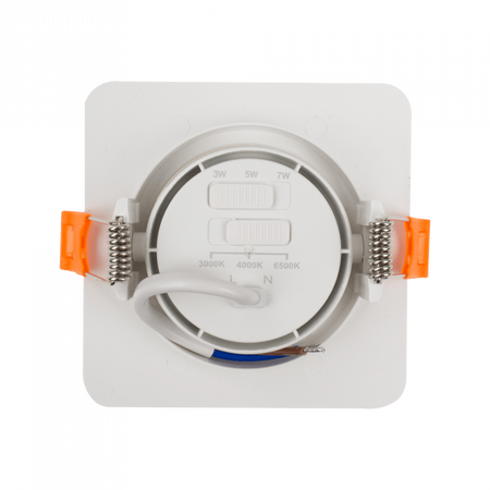 LED-Einbauleuchte 3W / 5W / 7W CCT Weiß Square DOWNLIGHT Ecolight