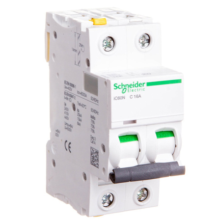 Leistungsschaltersicherung C16A 2P Schneider