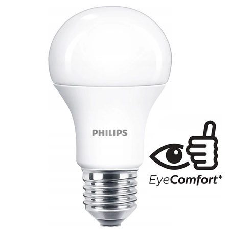 E27 A60 LED Lampen 10W = 75W 1055lm 6500K Kalt 200° PHILIPS