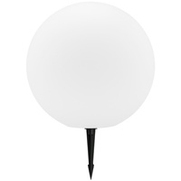 Gartenlampe mit Nieten für den Außenbereich E27 weiße Lichtkugel 35 cm 230 V