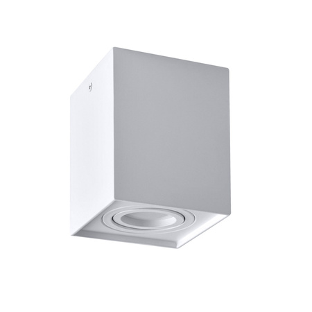 Deckenanbauleuchte Hadar Q1 1xGU10 beweglich quadratisch weiß