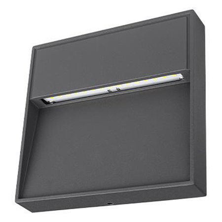 Gartenlampe LED Wandleuchte SANTIEGO 4W IP54 4000K Quadratisch