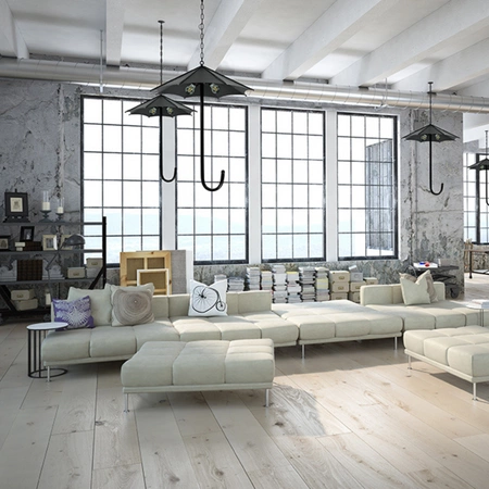 Deckenhängelampe Kronleuchter 3xE27 REGENSCHIRM Schwarz - GOLDLUX (Polux)