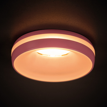 Deckeneinbauleuchte ELICEO-DSO GU10/GU5.3 Rund Pink KANLUX