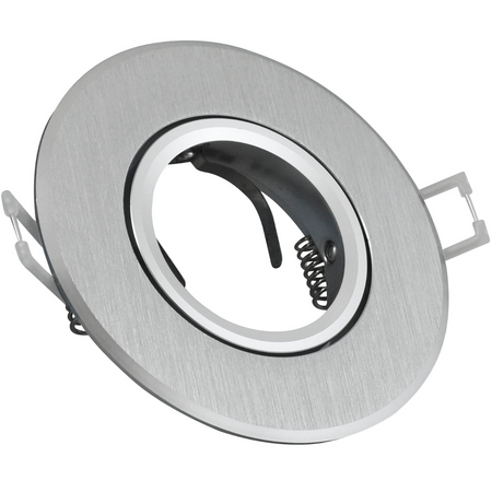 Bewegliche runde Deckenleuchte WEST OPAL Silber GOLDLUX (Polux)