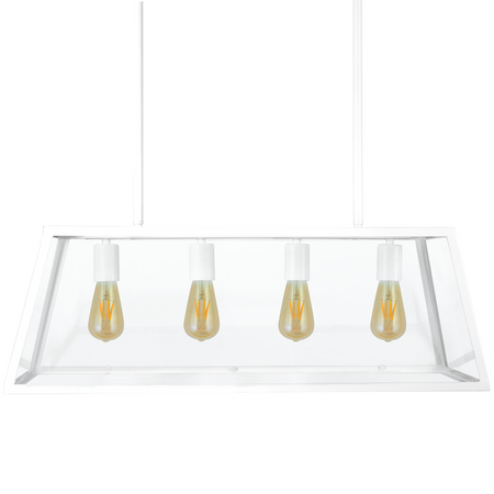 IL MIO FINLAND Pendel-Deckenleuchte 4xE27 Weiß - GOLDLUX (Polux)