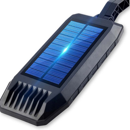 LED-Solar-Straßenlaterne 10W IP65 Bewegungssensor + Handgriff + Fernbedienung