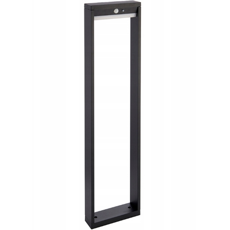 LED Solar Gartenlampe Stehender Dekorativer Mast Bewegungs- und Dämmerungssensor IP54 4000K