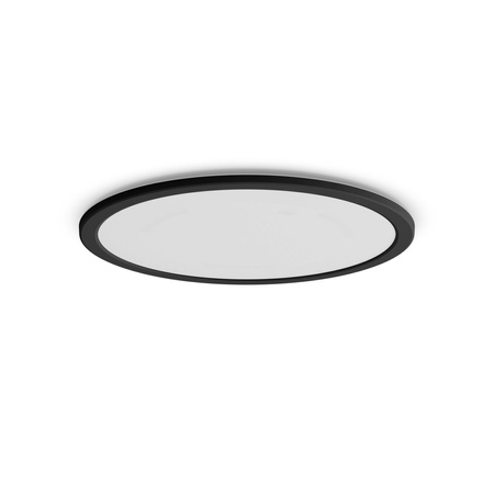 LED Plafond Deckenleuchte SUPERSLIM 15W 2700K 25cm IP44 Dimmbar Schwarz PHILIPS