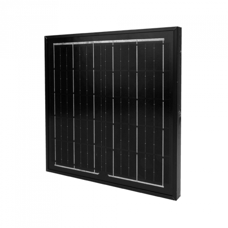 LED-Flutlicht Solar Reflektor 50W 900lm 4000lm Neutral IP65 mit Dämmerungssensor + Ecolight Fernbedienung