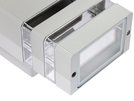 INEZ Graue Fassaden-Gartenwandleuchte GU10 ALUMINIUM IP54