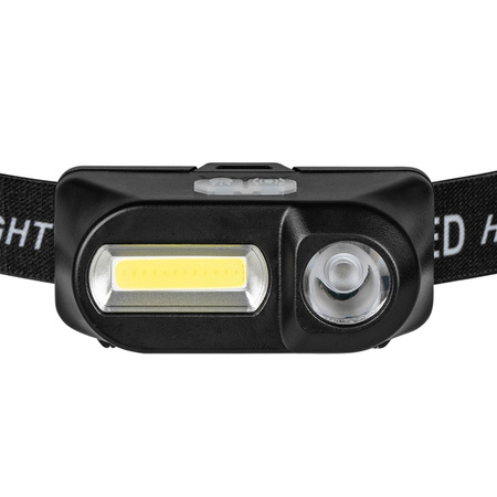 Wiederaufladbare Kopflampe XPE + COB VA0115 Vayox