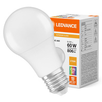 LED Lampen A60 E27 9.4W = 60W 806lm 2700K Warmweiß LEDVANCE
