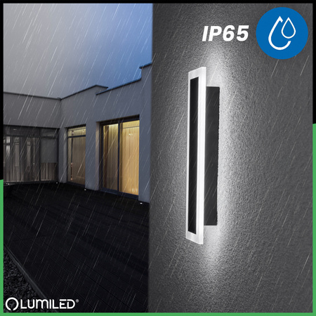 LED-Anbauleuchte OLIO Wandleuchte 18W 4000K 60cm IP65 LUMILED