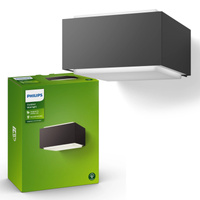 Gartenleuchte LED Wandleuchte HEDGEHOG myGarden E27 IP44 Anthrazit PHILIPS