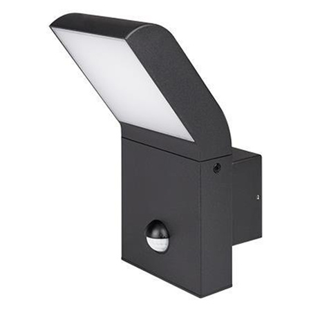 Garten-Wandleuchte für den Außenbereich LED 12W 4000K IP54 mit Bewegungs- und Dämmerungssensor