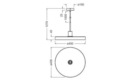 Dekorative Decke Pendelleuchte E27 Überhang Schwarz Braun Dekor Ledvance