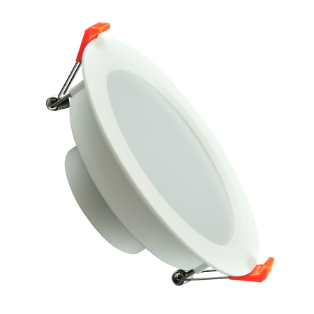 Set mit 3 x runden LED-Einbauleuchten MIRO Weiß 6W 400lm 3000K GOLDLUX (Polux)