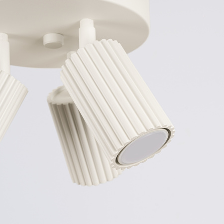 Deckenleuchte Plafond Tuba Spot 3x GU10 Beige Carbon Deep Space SL.1601 Sollux