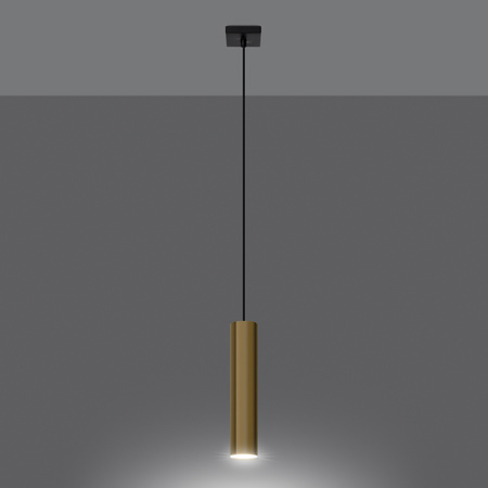LAGOS 1 GU10 Gold Moderne SOLLUX Pendelleuchte für die Decke