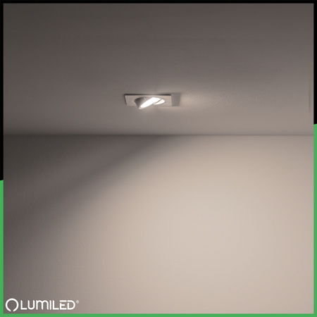 Halogen-Deckenleuchte Quadratisch Beweglich GU10 MR16 Silber TRIAM LUMILED