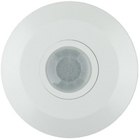 PIR 360° Bewegungs- und Dämmerungssensor 8m Decke Weiß