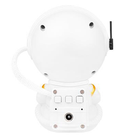 Kinder Astronaut dekorative Nacht Stern Projektor Lampe LED 5W RGB 170° Ein/Aus Schalter Weiß Masterled