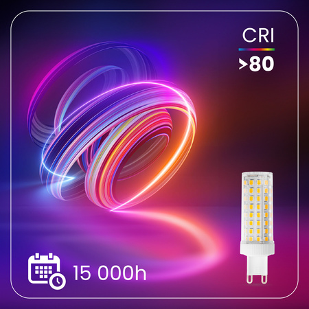 4x LED Kapseln G9, LED-Lampe 12W = 100W 1152lm 360° 3000K warm LUMILED