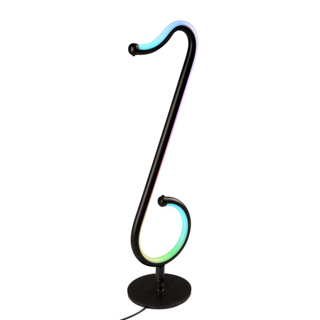 LED Dekorative Tischlampe 15W Schwarz Dimmbar Hinweis Sanico Goldlux