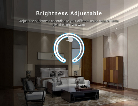 FERNBEDIENUNG Wandpaneel 1-Zonen MONO Mi-Light DIMMER - FUT087