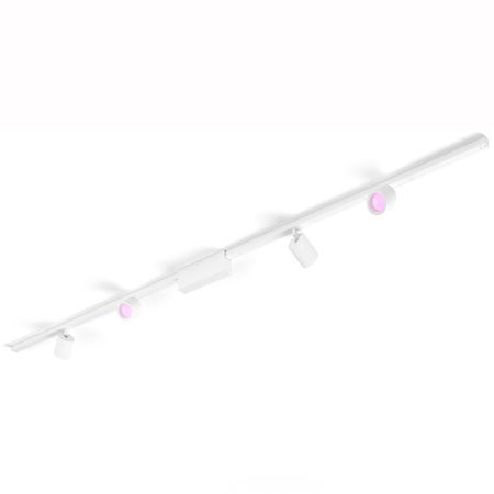 Perifo Lighting Rail Kit 2m + 4x LED-Strahler 20.8W CCT RGB Philips HUE Bluetooth Weiß