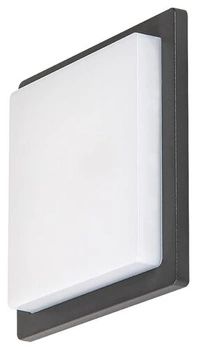 Gartenlampe LED Wandleuchte ONTARIO 8W 4000K IP65 Quadratisch Weiß Anthrazit RABALUX