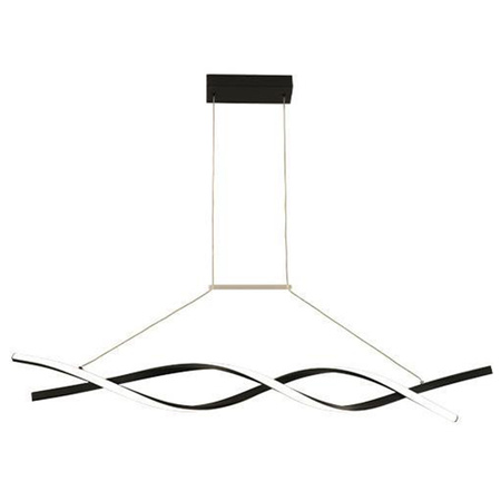 LED Decke Pendelleuchte 33W 2150lm 4000K Neutral Schwarz Matt Kono Masterled