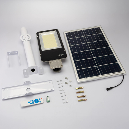 Leistungsstarke 1500W 6500K LED Solar-Straßenlampe IP66 + Fernsteuerung
