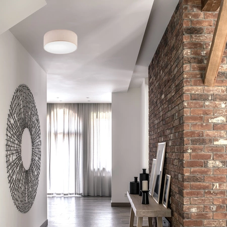 LED-Plafond-Deckenleuchte VIVIAN E27 Beige LM-1.207 Lamkur