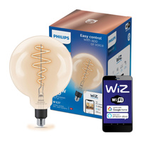 LED-Lampe E27 G200 6.7W = 40W 2700-6500K FILAMENT SMART WiFi Philips WiZ