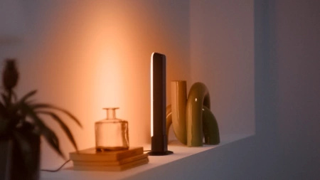 2x LED Gaming Schreibtischlampe RGBIC Gradient 30cm Lichtleiste Smart SMART WiFi Bluetooth Anwendung WiZ