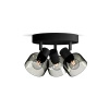 Deckenleuchte Reflektor Plafond 3x E14 LED Schwarz Sleet Philips