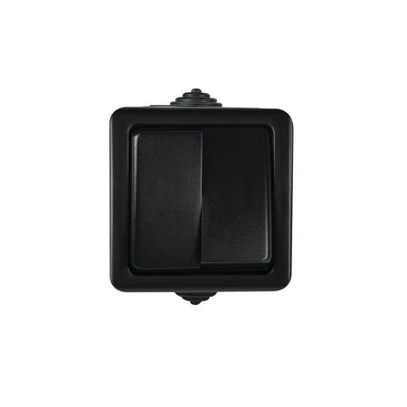TEKNO Lichtschalter IP54 Schwarz KANLUX
