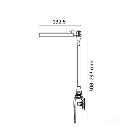 LED Verdi 10W 260lm USB-A betriebene Pflanzenlampe Kobi