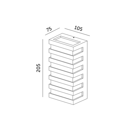 Gartenlampe LED Wandleuchte ENTERA P 10W 4000K IP54 KOBI