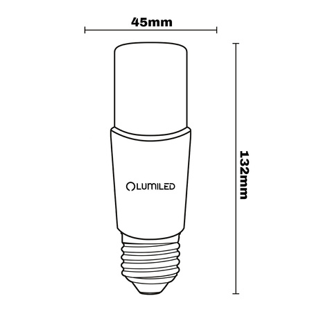 LED Lampen E27, Glühbirne 15W = 100W 1521lm 4000K neutral Stick LUMILED
