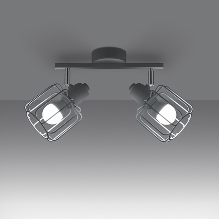 BELUCI 2 2xE14 Weiß Modern SOLLUX Deckenleuchte